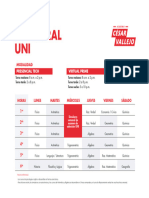 Horario Semestral UNI 2