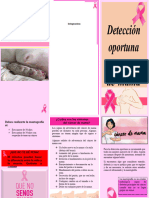 Deteccion Oportuna Del Cancer de Mama. ALMAA