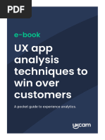 UX App Analysis Techniques To Win Over Customers - E-Books - UXCam