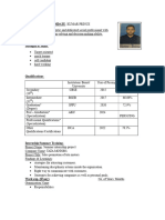 Kumar Prince IDBI Resume