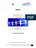 Manual - Las Bienaventuranzas - Marzo 2019