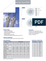 Specification of OPGW