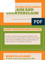 Claim and Counterclaim