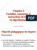 Chap2 Variables Instructions de Base Version Papier