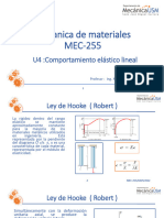 U4-Corportamiento Elastico Lineal-Mec-255-2022