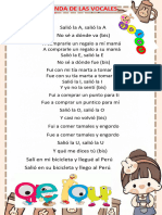 Ronda de Las Vocales: Salió La A, Salió La A No Sé A Dónde Va (Bis)