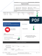 Reporte de Crédito: No Cumple