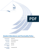 Student Attendance and Punctuality Policy