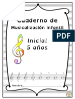 Cuaderno de Música 5 Años Terminado