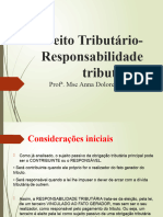 Responsabilidade Tributária