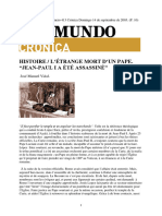 jean-paul Ier, El Mundo (assassinat)