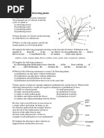 Plant Reproduction Questions