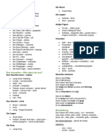 Alemão - Resumo - 2ºP - 1º Teste