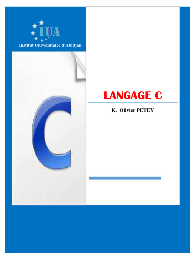 Introduction au Langage C | PDF | Compilateur | C (Langage de ...