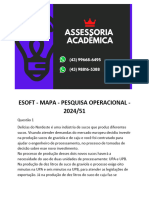 6495 Assessoria Mapa Esoft - Mapa - Pesquisa Operacional - 2024 51