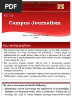 Campus Journalism