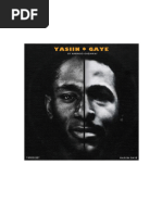 Amerigo Gazaway - Yasiin Gaye - The Departure - Liner Notes