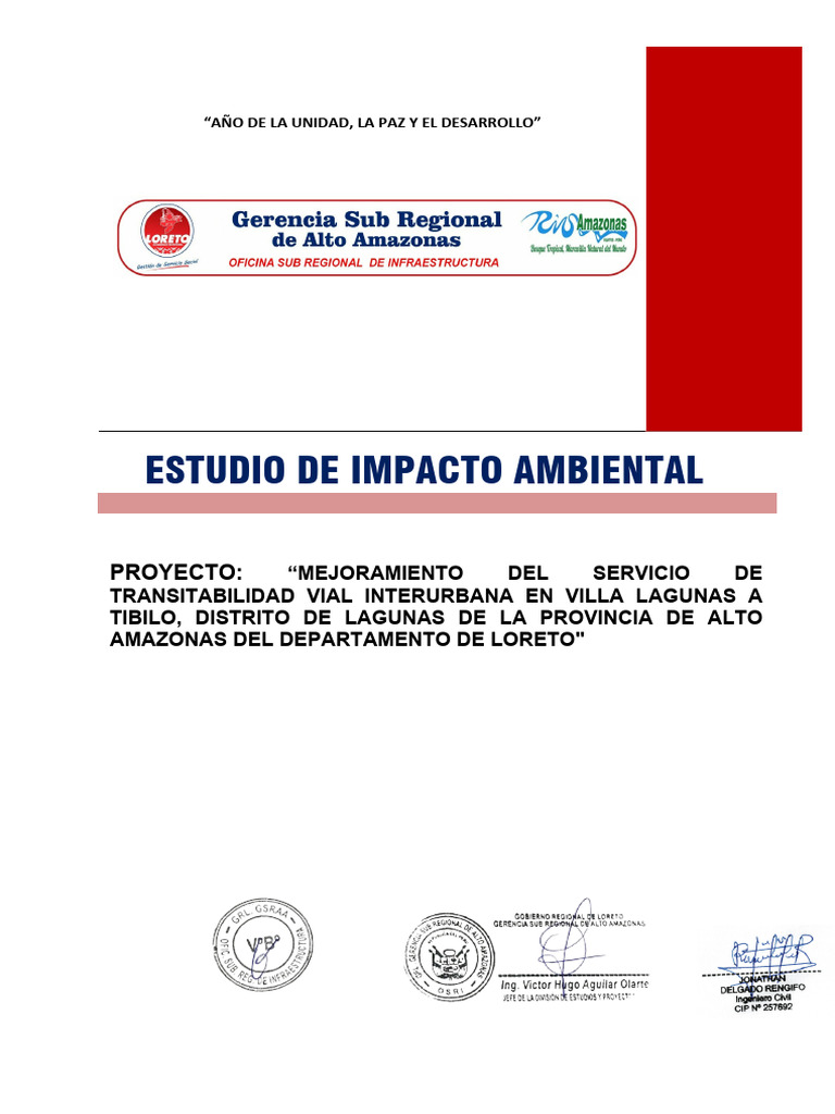 Estudio de Impacto Ambiental | PDF | Ciencias sociales