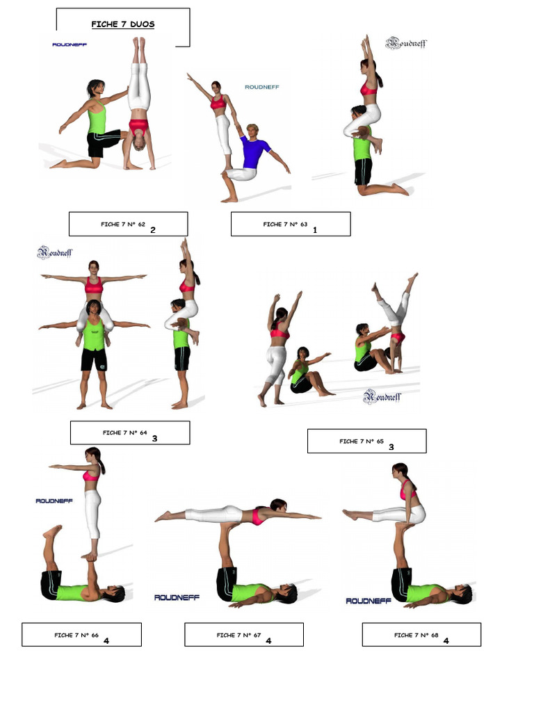 Figures d'Acrosport à Deux | PDF | Maison et jardin
