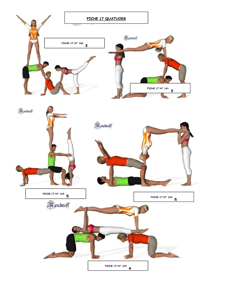 Figures d'acrosport à 4 personnes | PDF
