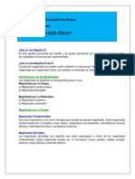 Física 3° 2° Actividad Magnitudes Físicas