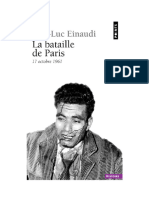 Jean-Luc Einaudi La Bataille de Paris 17 Octobre 1961-1991