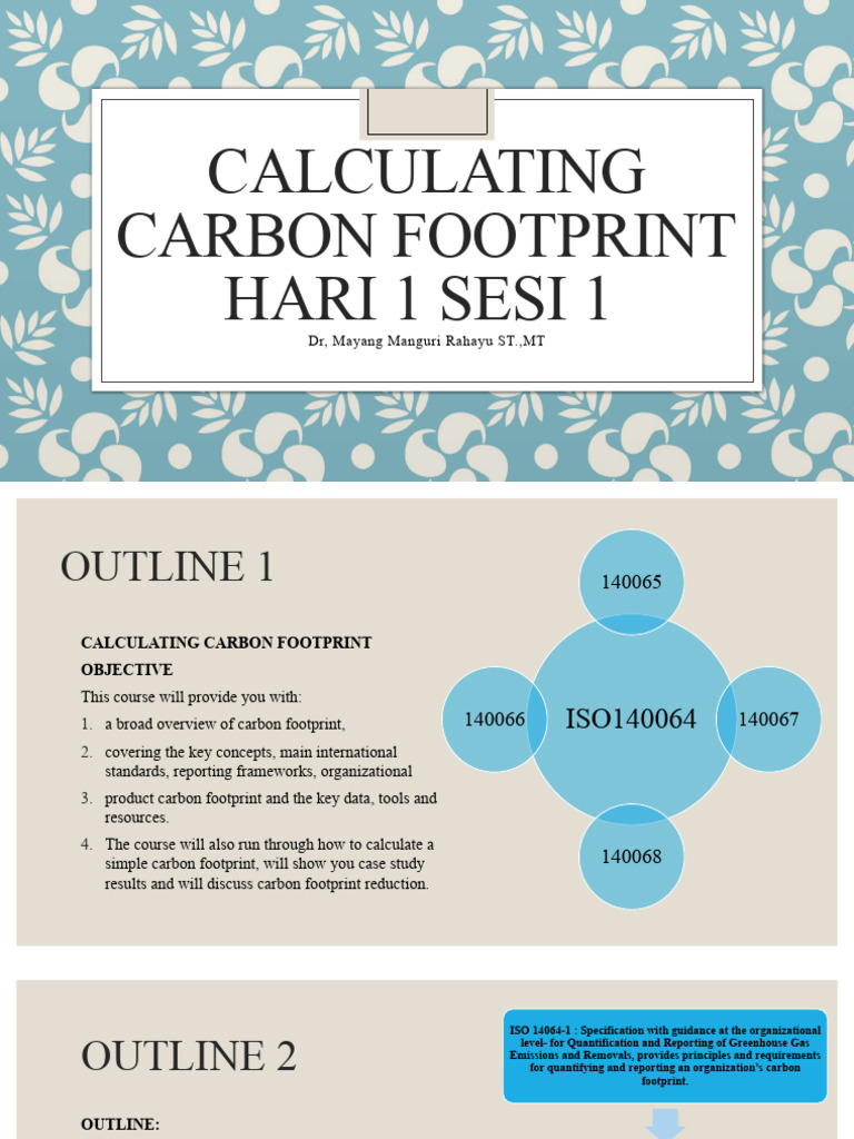 Calculating Carbon Footprint Hari1-1 | PDF
