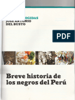 Breve Historia de Los Negros Del Perú. José Antonio Del Busto