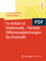 So Einfach Ist Mathematik - Partielle Differenzialgleichungen Für Anwender