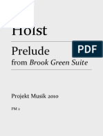 Prelude - Holst Full - Score