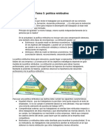 Tema 5 - Política Retributiva