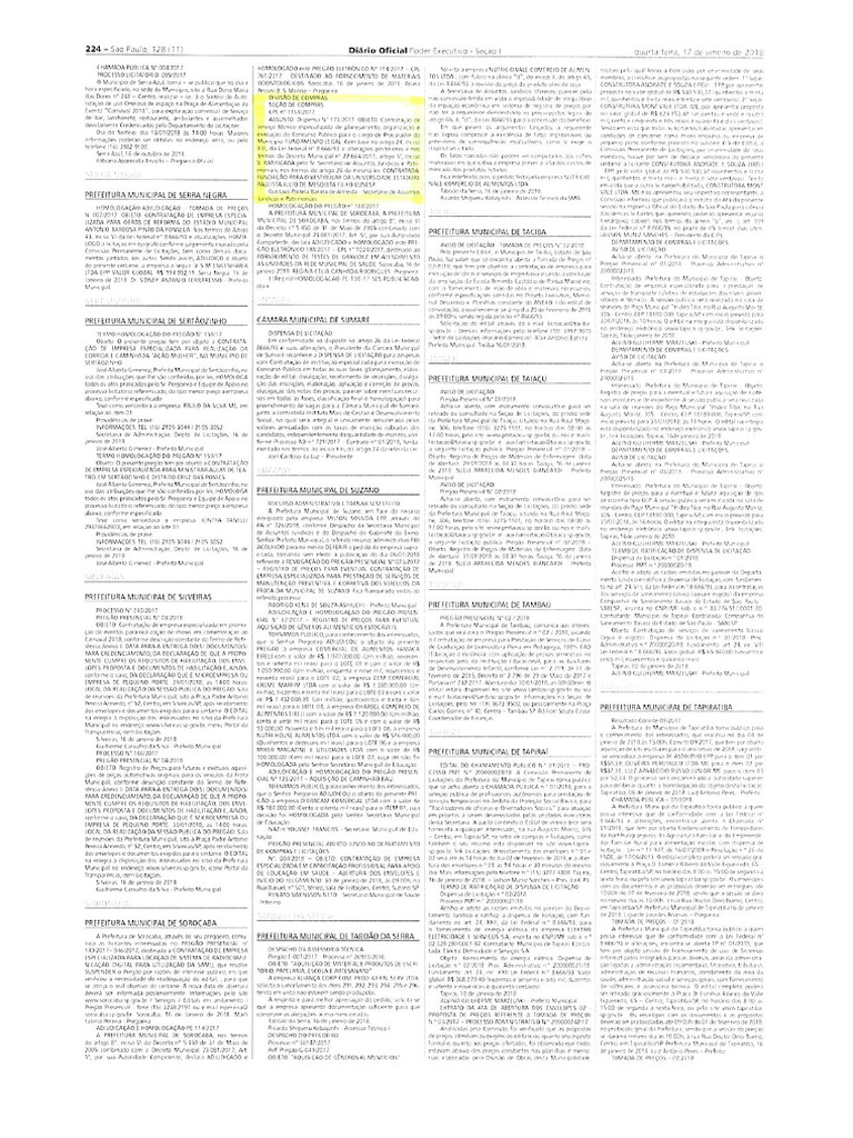 Publicação Doe | PDF