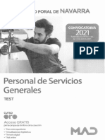 OPE Personal de Servicios Generales - C.F.navarra - Convocatoria Oposiciones 2021 - Tests (Ed - Mad)