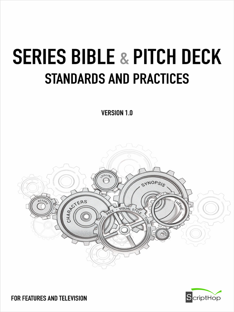 Series bible pitch deck standards 1 0 download free pdf page layout
