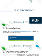 INSTRUCTIVO DOMICILIO ELECTRÓNICO - Requisitos