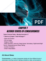 Chapter 7 Altered States of Consciousness