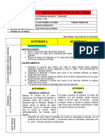 4° A, B Activias de Esta Semana Del 11 Al 15de Octubre Del 2021