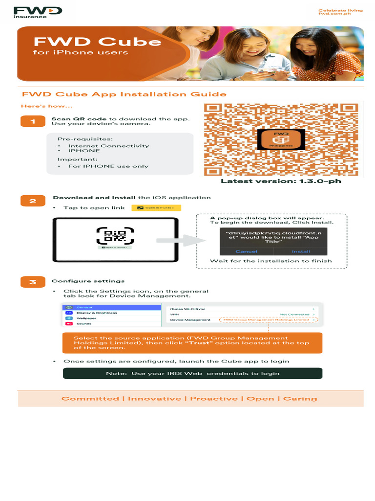Installation Guide For Pilot Users - Jan 2024 - iOS - v2 | PDF