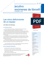 Book SUMMARY The Five Dysfunctions of A Team (1) .PDF ESPAÑOL