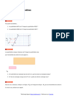 Homotheties Exercices de Maths en 3eme Corriges en PDF