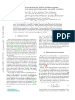 Intermodulation Spectroscopy and The Nonlinear Response of Two-Level Systems in Superconducting Coplanar Waveguide Resonators