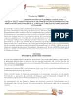 Convocatoria Presidente, Secretario, Tesorero