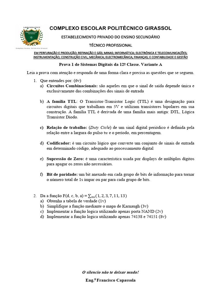 chave-da-prova-1-de-sistemas-digitais-da-12a-classe-variante-a-e-b