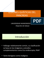 Lesiones Qcas Del Pancreas - Maimonides 2018