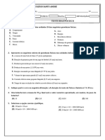 Teste Diagnóstico 3 F