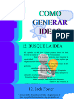 Como Generar Ideas S, G, V