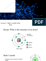 Lesson 3 - Bohrs Model of The Atom