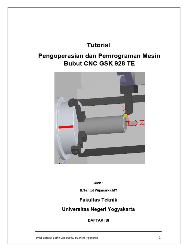 Pemrograman Mesin Bubut CNC GSK 928 TE | PDF