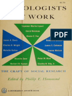 Sociologists at Work Essays On The Craft of Social Research - Philip E. Hammond - 1967 - Anna's Archive