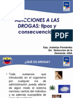 Presentaciòn de Conceptos de Drogas, Tipos y Efectos